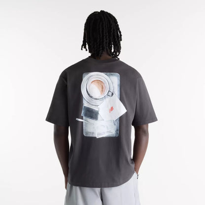 Men Grey Days Coffee Oversized T-Shirt / New Balance