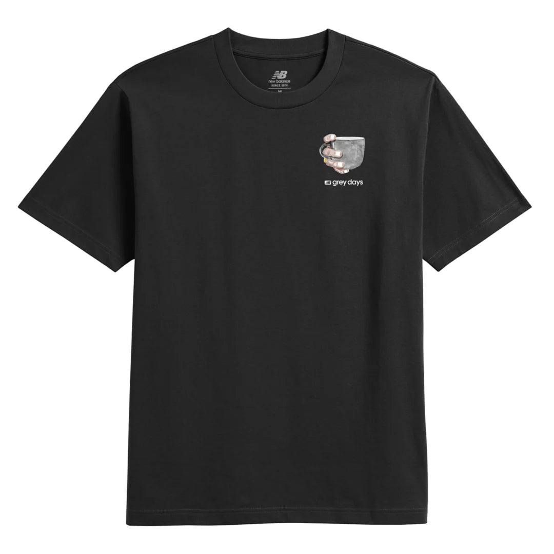Men Grey Days Coffee Oversized T-Shirt / New Balance