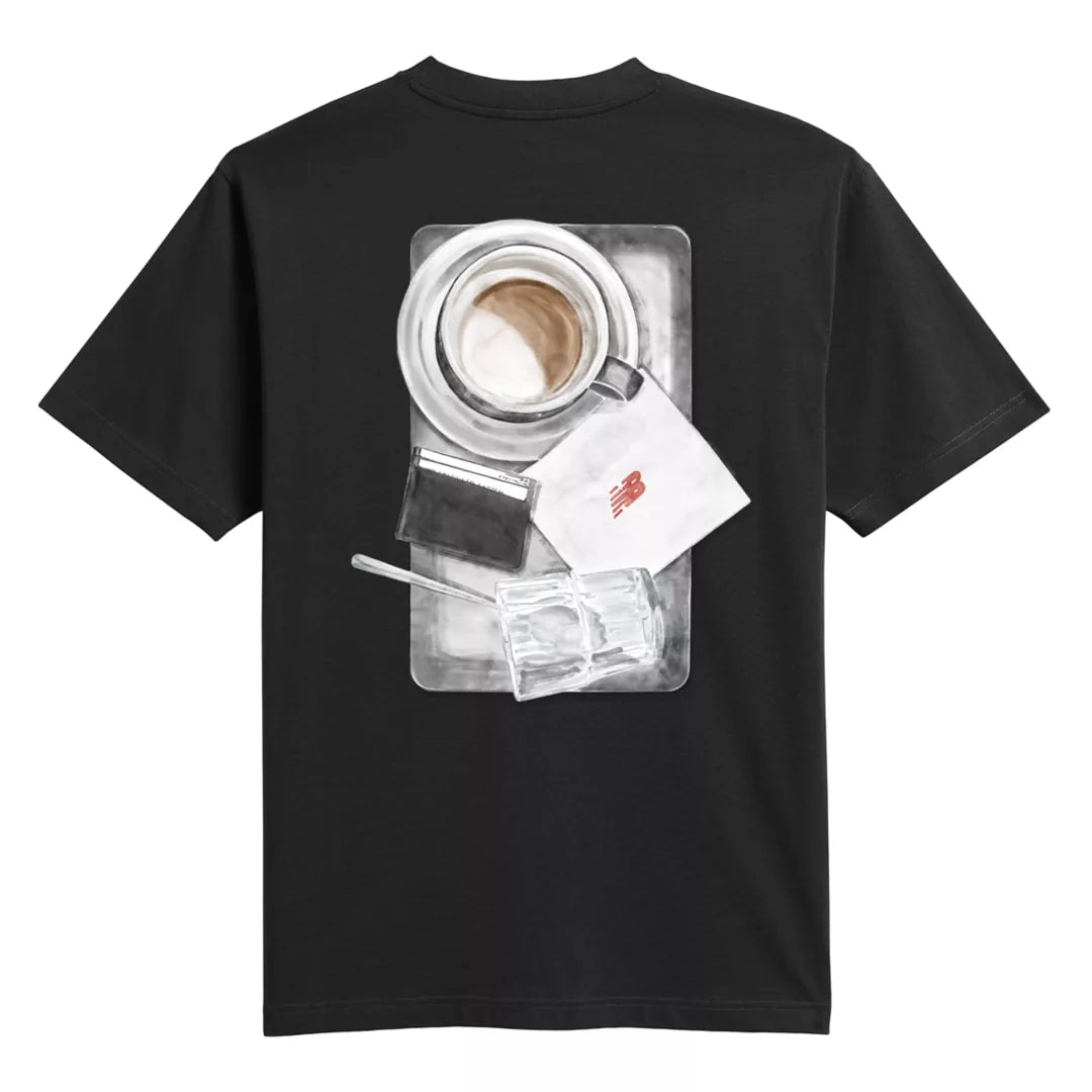Men Grey Days Coffee Oversized T-Shirt / New Balance