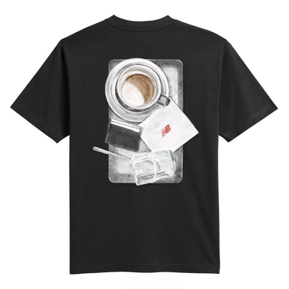 Men Grey Days Coffee Oversized T-Shirt / New Balance
