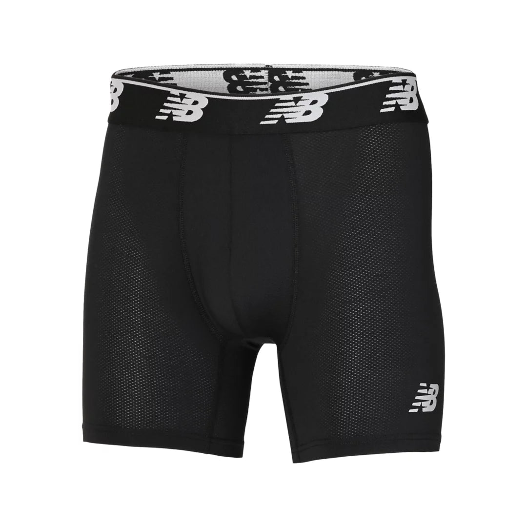 Men Mens Mesh 5 Inch Boxer Brief No Fly 3 Pack / New Balance