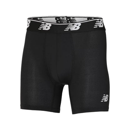 Men Mens Mesh 5 Inch Boxer Brief No Fly 3 Pack / New Balance