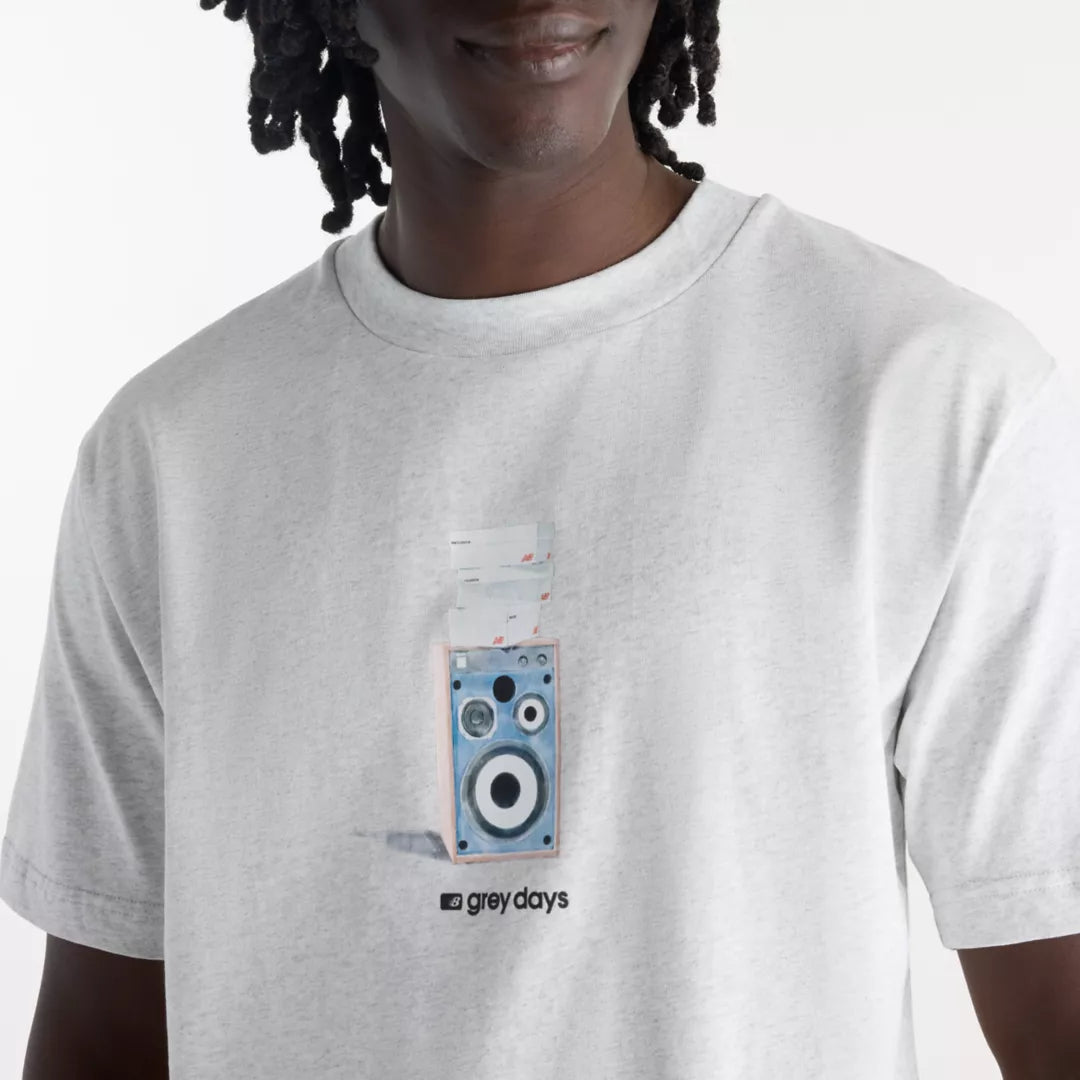 Men Grey Days Speaker T-Shirt / New Balance