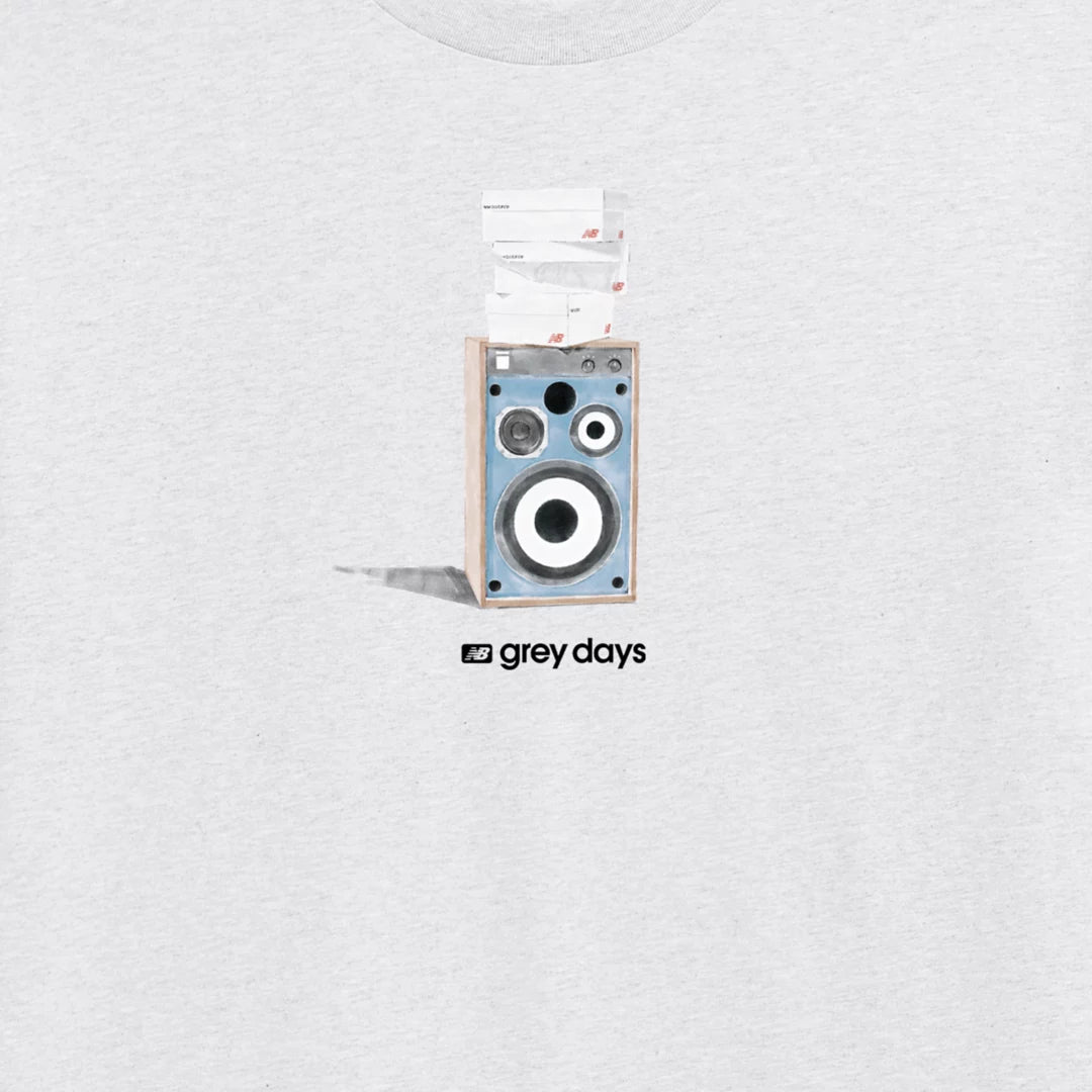 Men Grey Days Speaker T-Shirt / New Balance