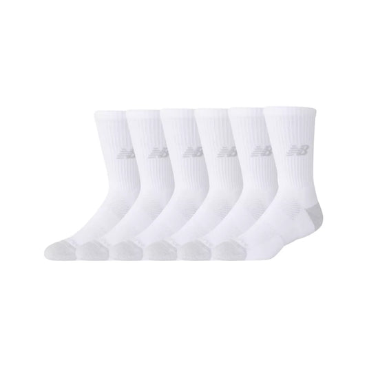Men Active  Crew Socks 6 Pack / New Balance
