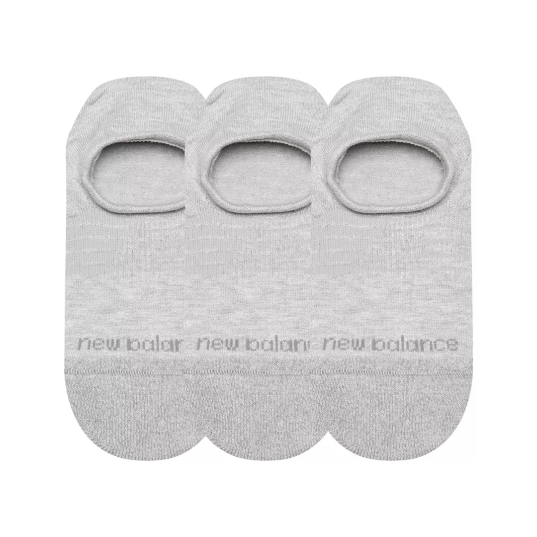 Men Active Invisible No Show Socks 3 Pack / New Balance