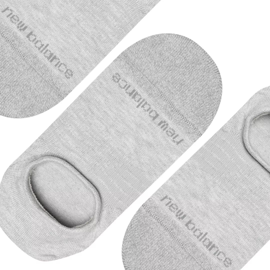Men Active Invisible No Show Socks 3 Pack / New Balance