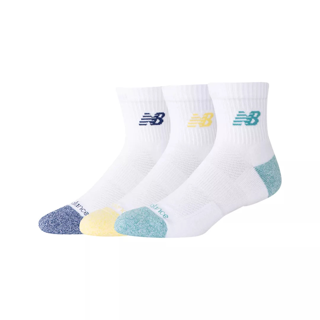 Men Active QTR Socks 3 Pack / New Balance