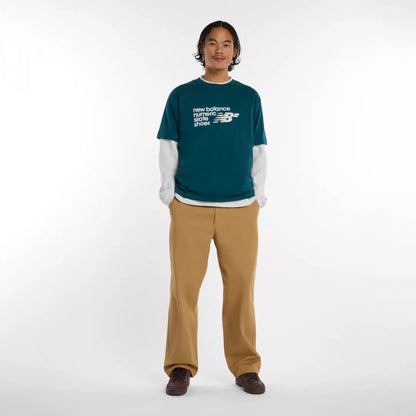 Men Numeric Stacked Graphic T-Shirt / New Balance