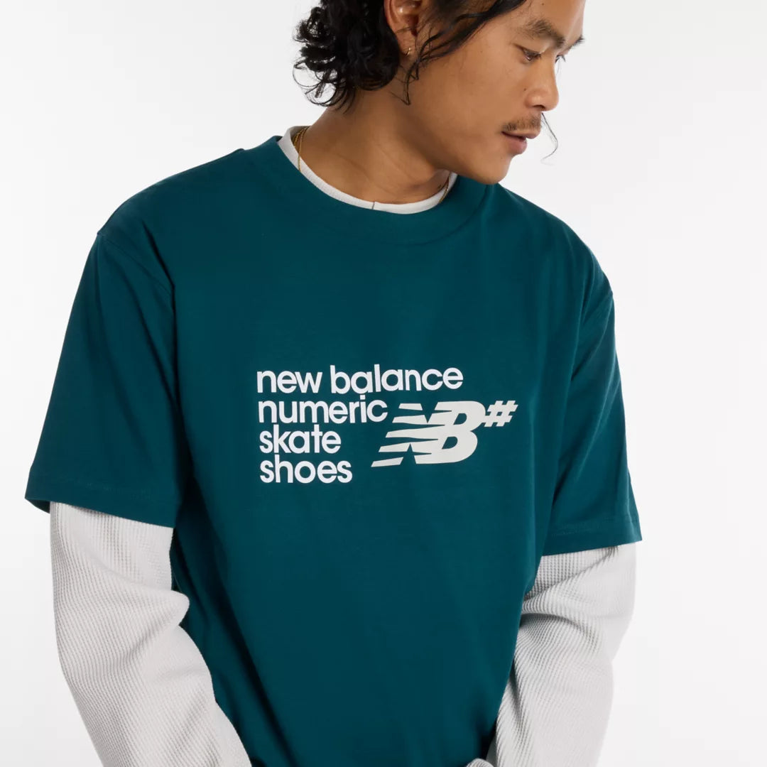 Men Numeric Stacked Graphic T-Shirt / New Balance