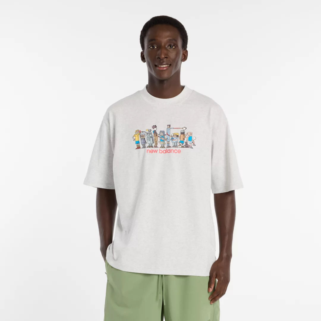 Men Ghica Line Up Oversized T-shirt / New Balance