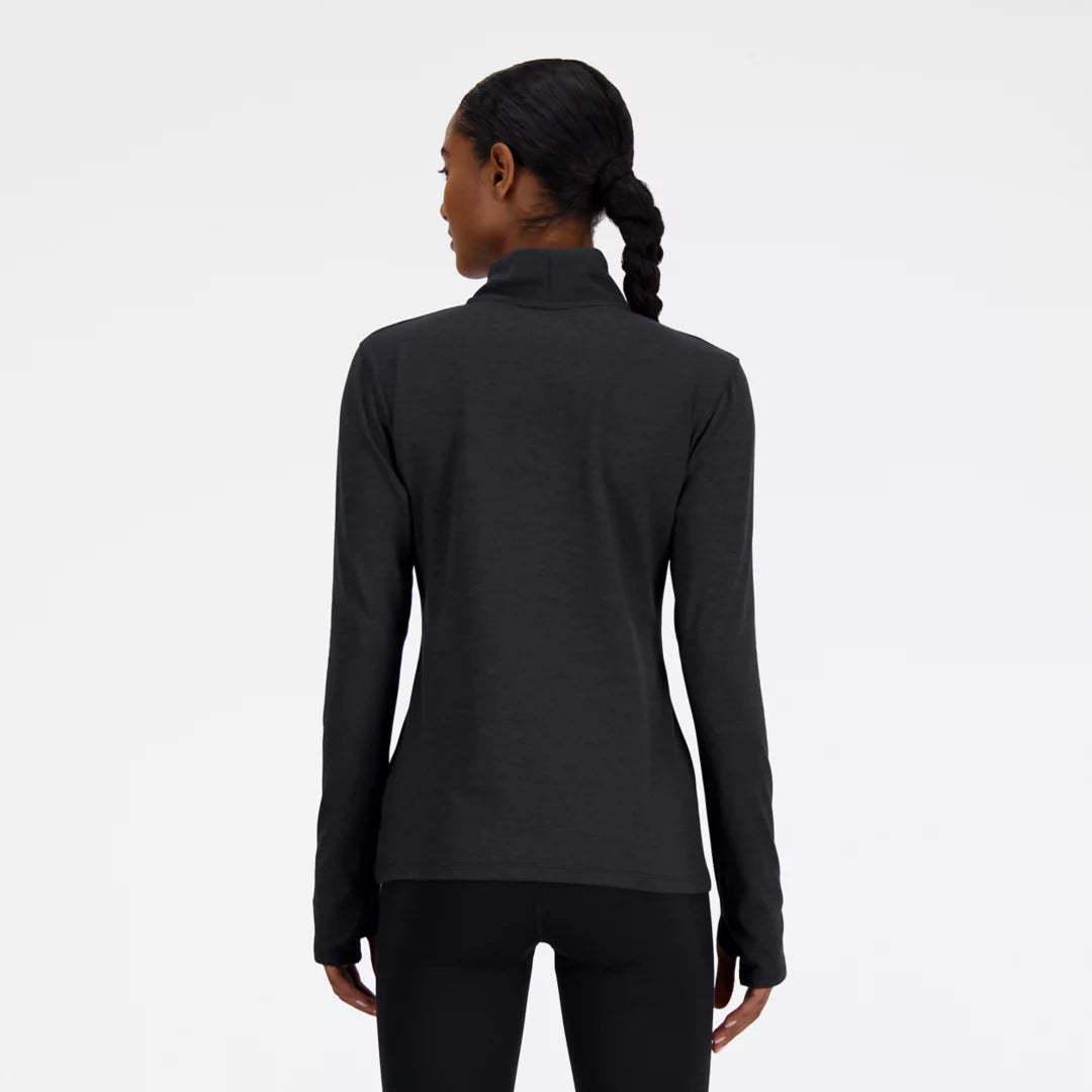 Women Sport Essentials Space Dye 1/4 Zip / New Balance