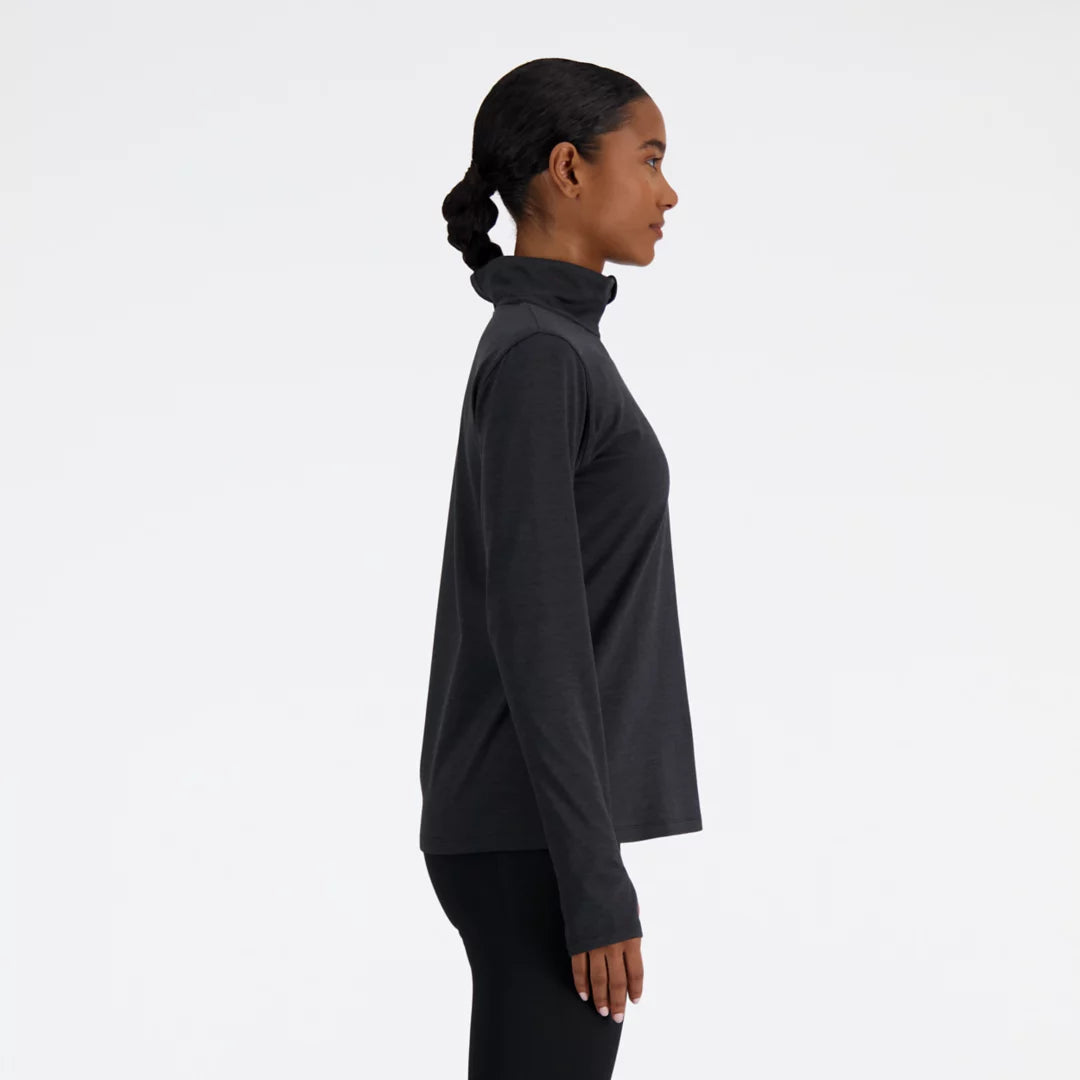 Women Sport Essentials Space Dye 1/4 Zip / New Balance