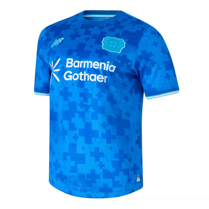 Men Bayer 04 Third Short Sleeve Jersey / New Balance