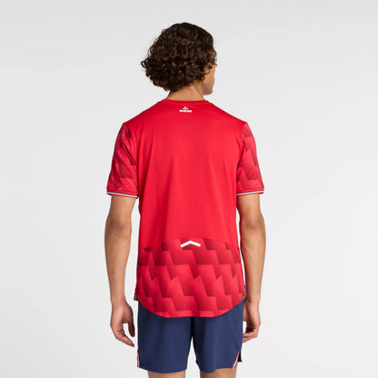 Men Lille LOSC Home Short Sleeve Jersey / New Balance