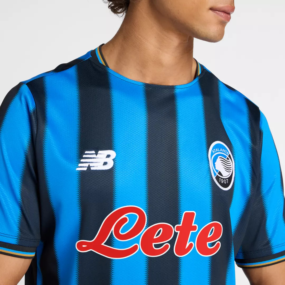 Men Atalanta BC Home Short Sleeve Jersey / New Balance