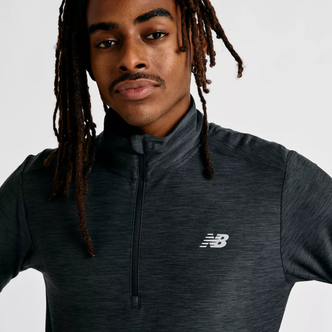 Men Space Dye 1/4 Zip / New Balance