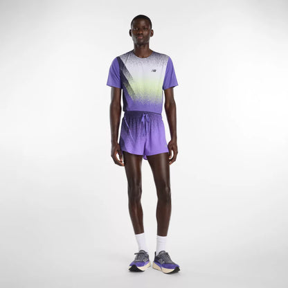 Men RC Ultra Light Printed Short 3" / New Balance