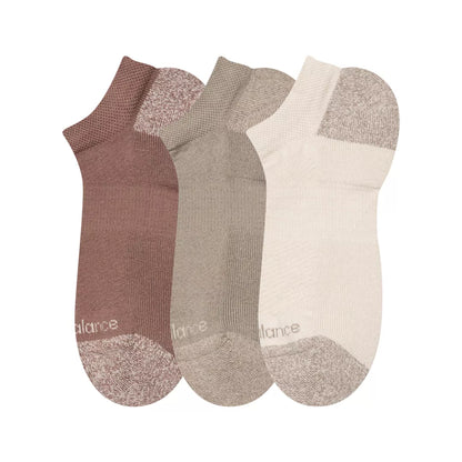 Men|Women Active  No Show Socks 3 Pack / New Balance