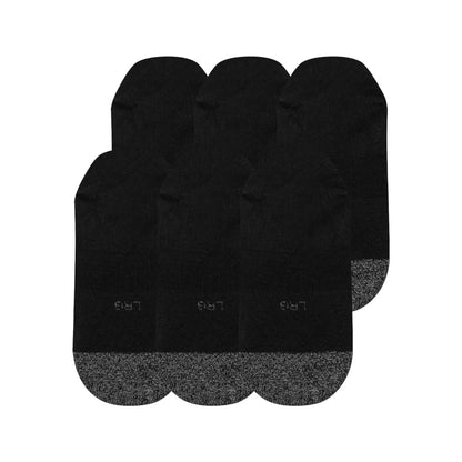 Men|Women Active Invisible No Show Socks 6 Pack / New Balance