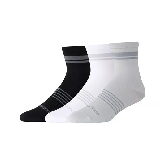 Men|Women Pro Running QTR Socks 3 Pack / New Balance