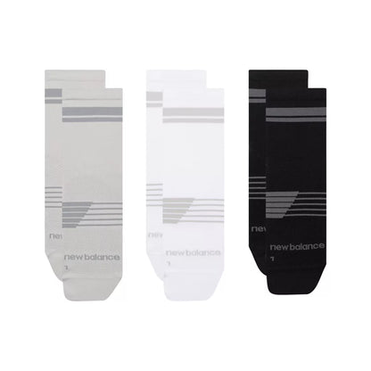 Men|Women Pro Running QTR Socks 3 Pack / New Balance