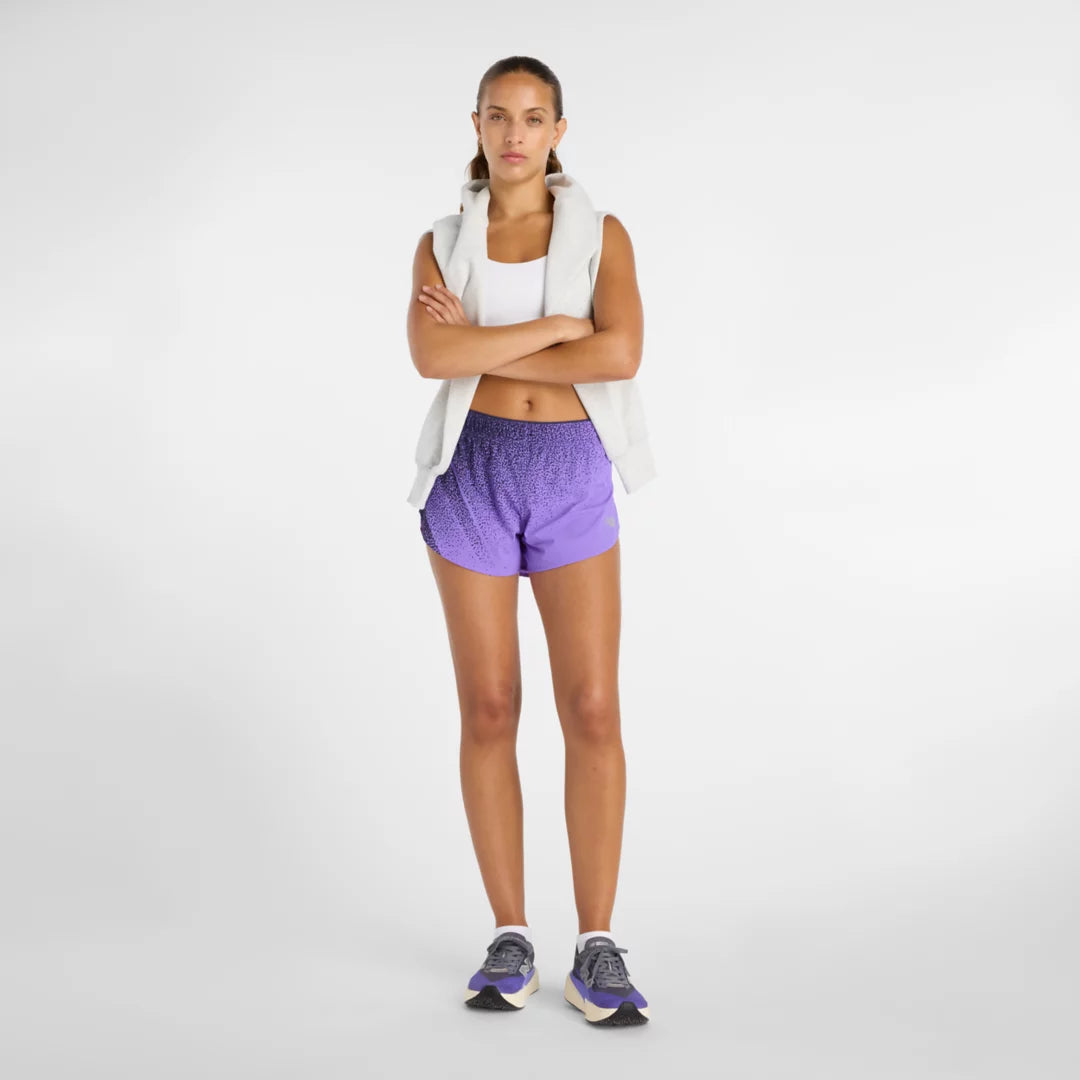 Women RC Ultra Light Printed Short 3" / New Balance