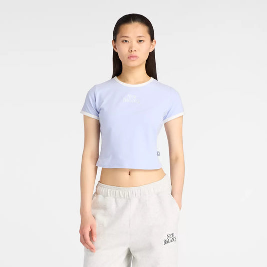Women Trackside Ringer T-Shirt / New Balance