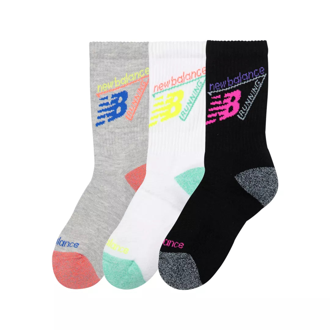 Kids Youth Lifestyle Graphic Crew 3 Pack / New Balance