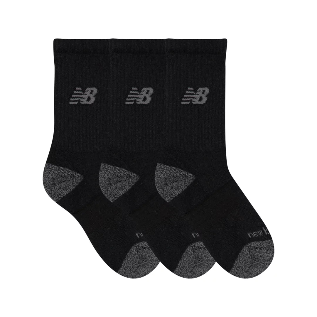 Kids Youth Active Crew Socks 3 Pack / New Balance