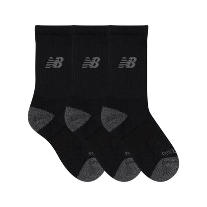 Kids Youth Active Crew Socks 3 Pack / New Balance