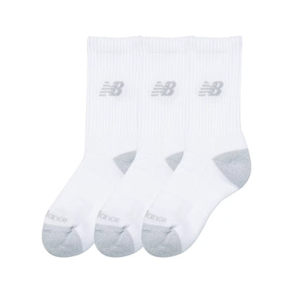 Kids Youth Active Crew Socks 3 Pack / New Balance