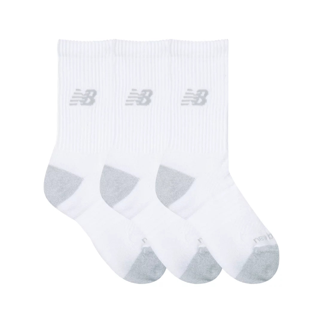 Kids Youth Active Crew Socks 3 Pack / New Balance