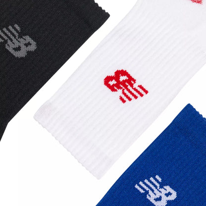 Kids Youth Active Crew Socks 3 Pack / New Balance