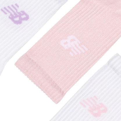 Kids Youth Active Crew Socks 3 Pack / New Balance