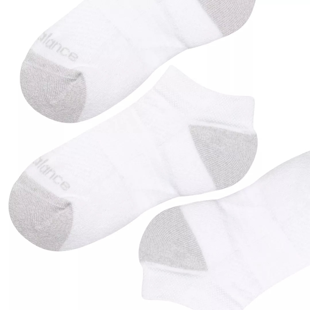 Kids Youth Active No Show Socks 3 Pack / New Balance
