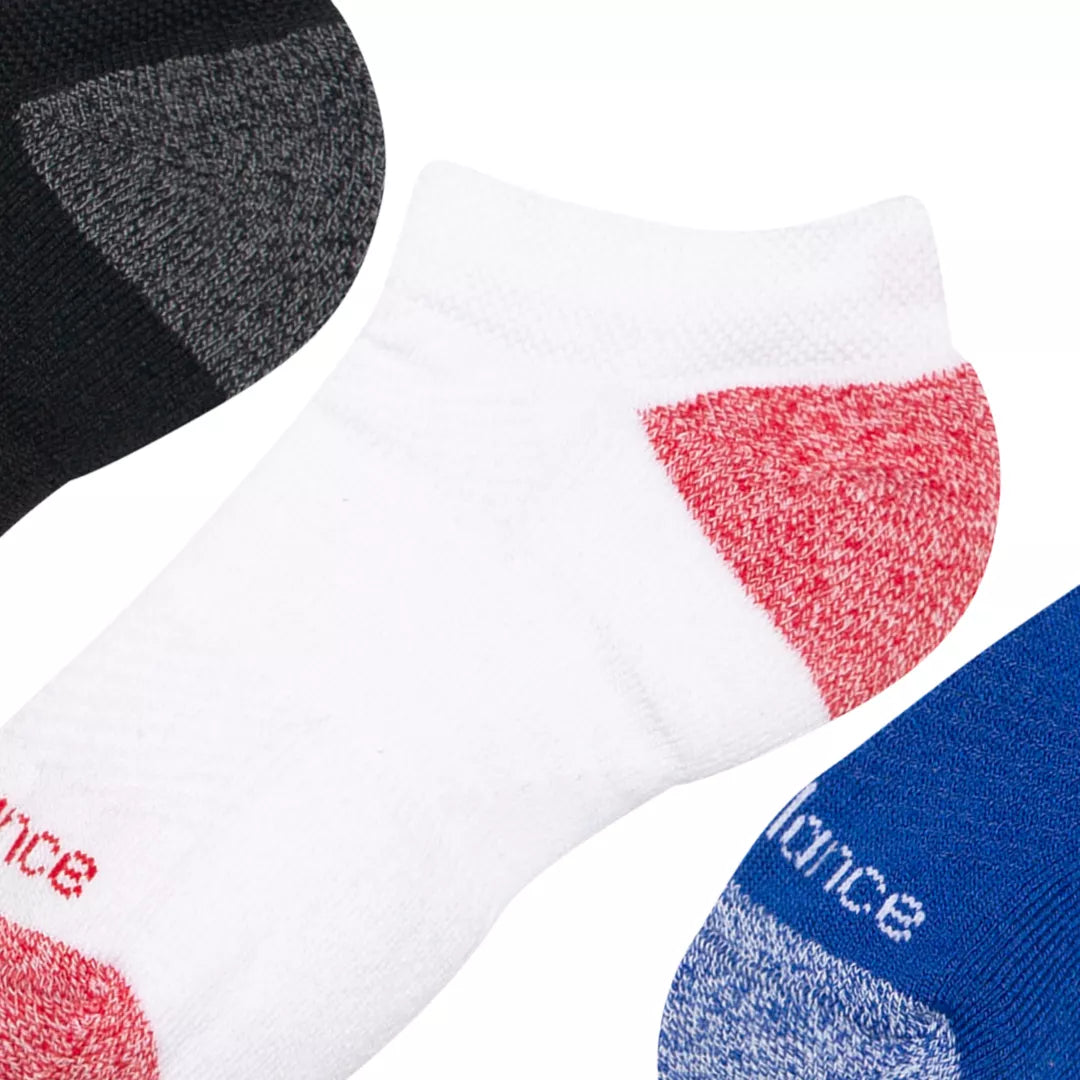 Kids Youth Active No Show Socks 3 Pack / New Balance