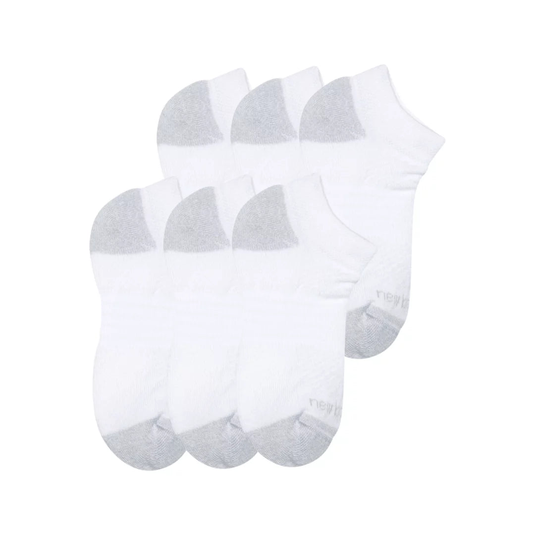 Kids Youth Active No Show Socks 6 Pack / New Balance