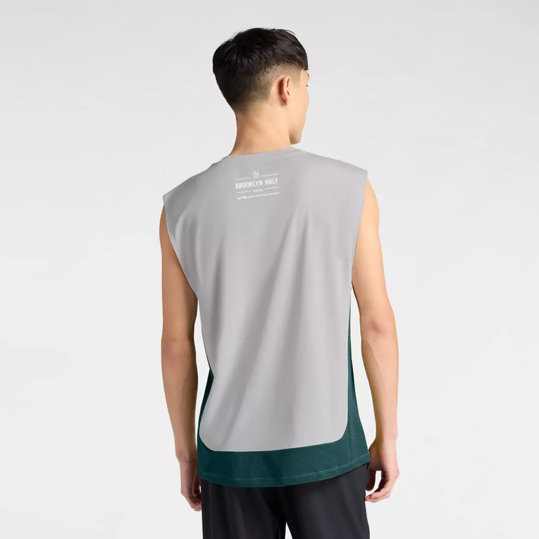 Men RBC Brooklyn Half Graphic Fast Days Tank / New Balance