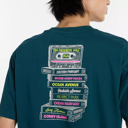 Men RBC Brooklyn Half Men's Graphic T-Shirt - Cassette / New Balance