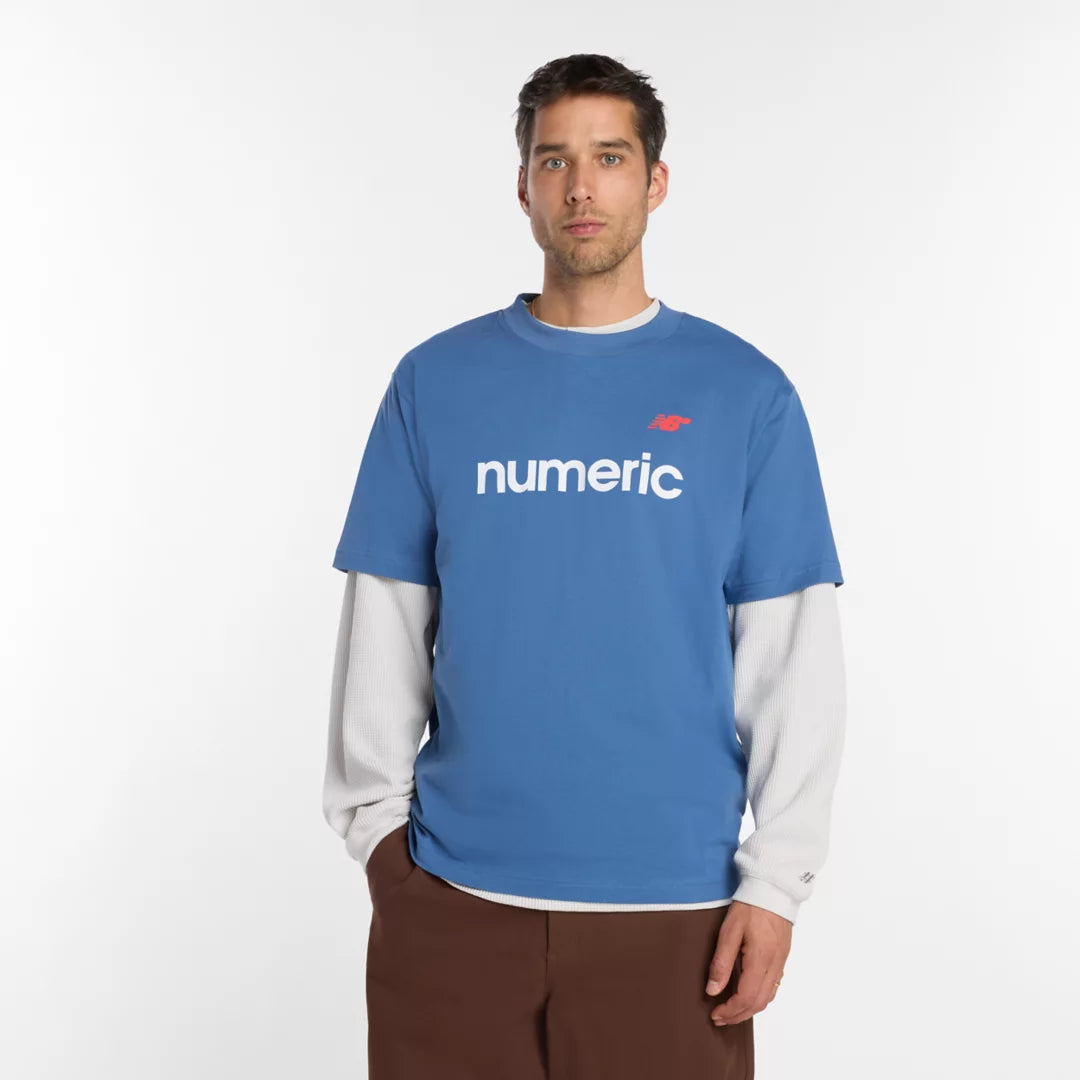 Men Numeric Linear Logo T-Shirt / New Balance