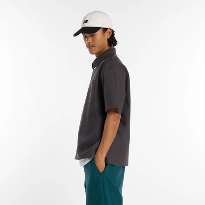 Men Numeric Button Up Shirt / New Balance