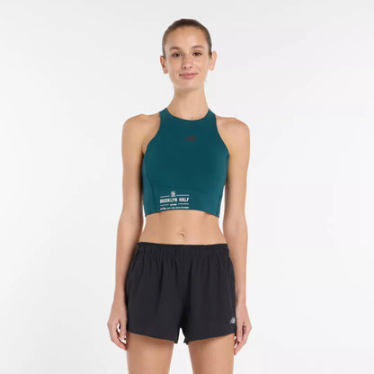 Women RBC Brooklyn Half RC Elite Storage Crop Tank / New Balance