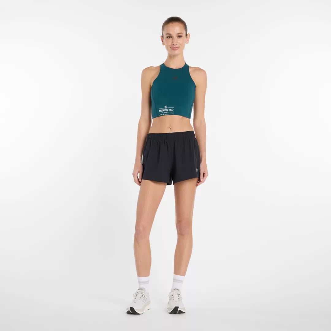 Women RBC Brooklyn Half RC Elite Storage Crop Tank / New Balance