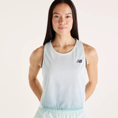 Women Viz-Tech Run Singlet / New Balance