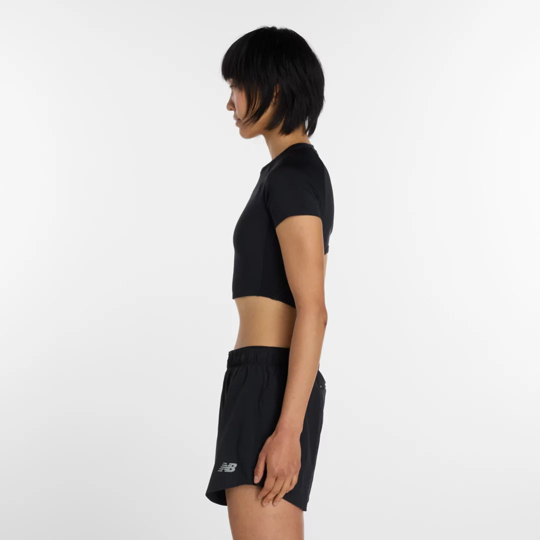 Women RBC Brooklyn Half Fast Days Fitted Crop T-Shirt / New Balance