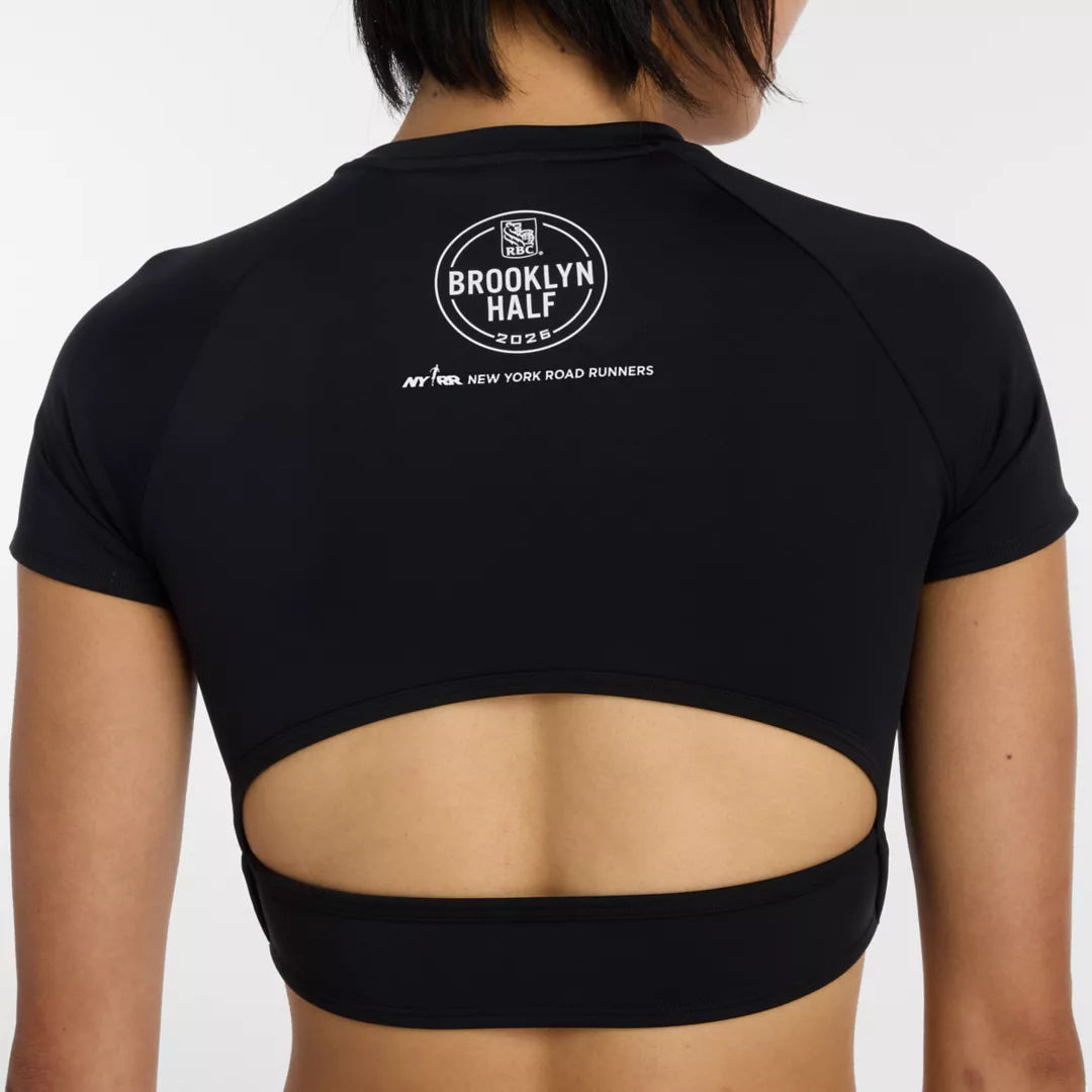 Women RBC Brooklyn Half Fast Days Fitted Crop T-Shirt / New Balance