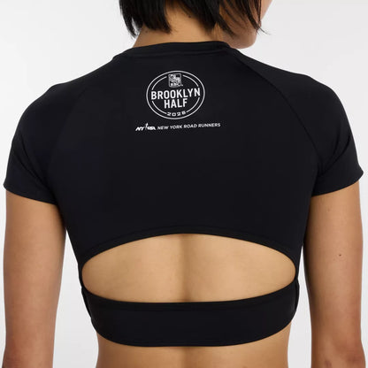 Women RBC Brooklyn Half Fast Days Fitted Crop T-Shirt / New Balance