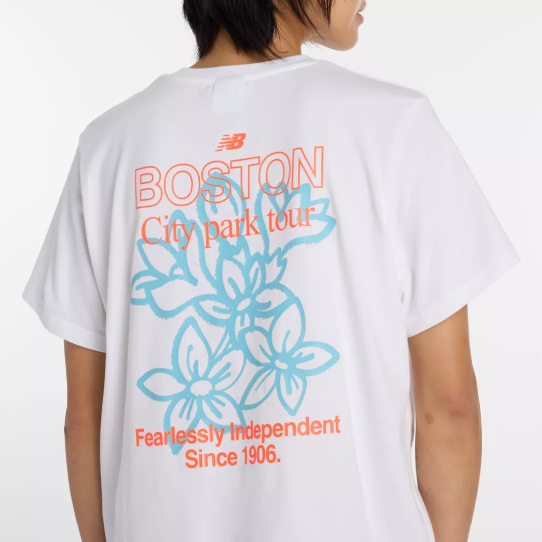 Women Boston City Run Relaxed T-Shirt / New Balance
