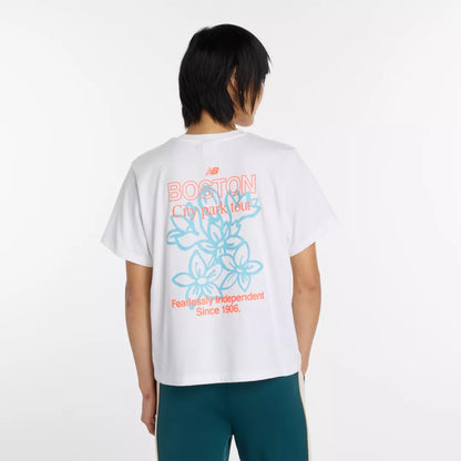 Women Boston City Run Relaxed T-Shirt / New Balance